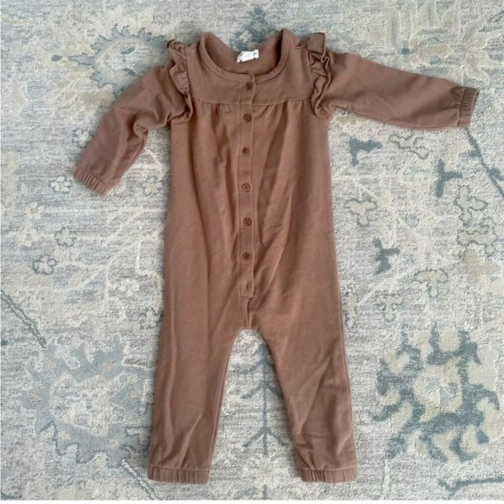 Miles the Label brown onesie